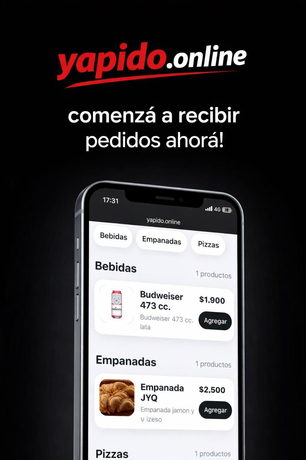 Vista previa de YaPido Online