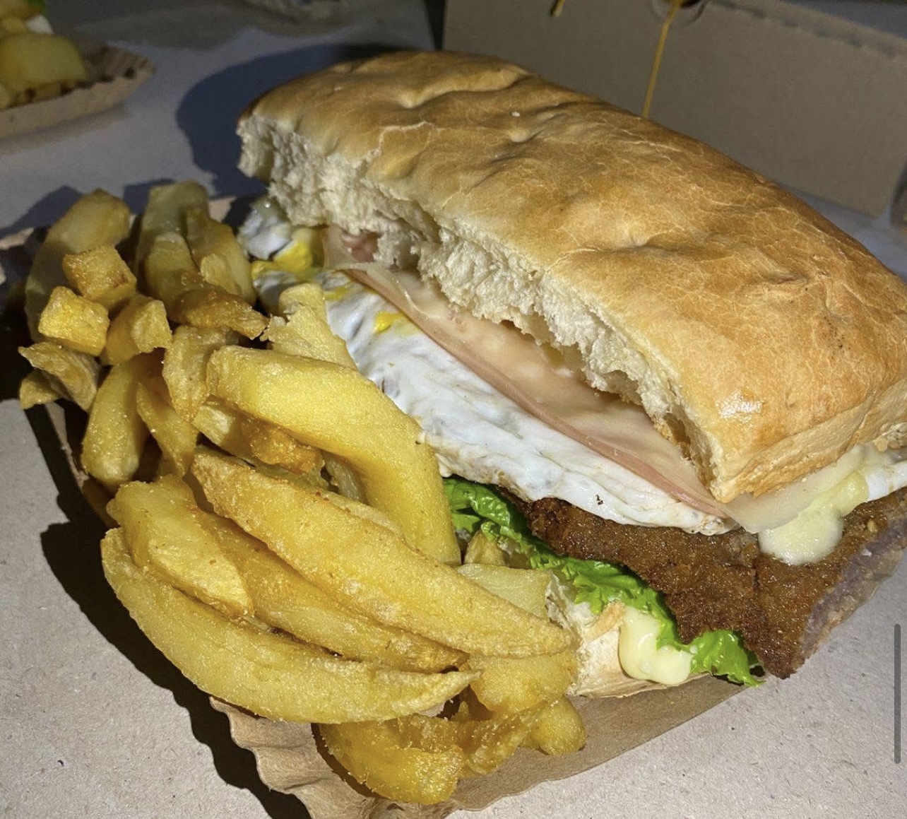 Sandwich Milanesa completo